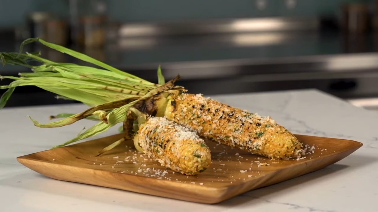 Mexican-Style Grilled Corn - Elote