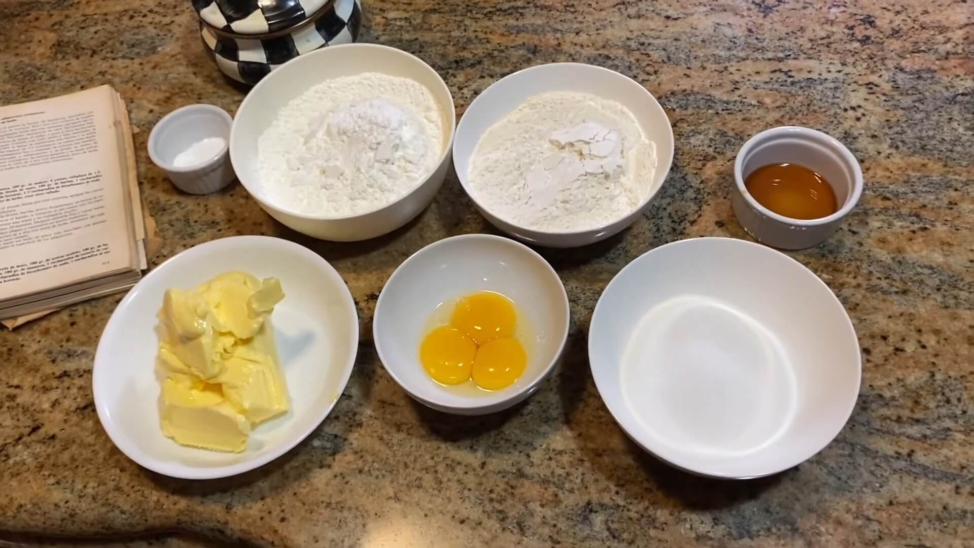 Ingredients for Argentinian Alfajores