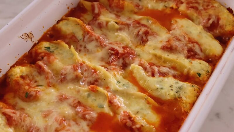 Stuffed Pasta with Fontina Cheese